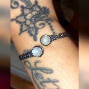 Double Moonstone Bracelet